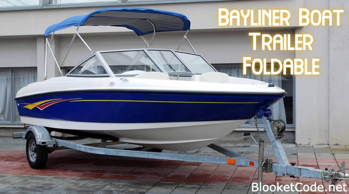 Bayliner Boat Trailer Foldable