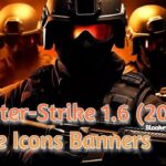 Counter-Strike 1.6 (2003) Game Icons Banners