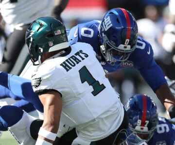The Epic Clash: Philadelphia Eagles vs New York Giants Match Player Stats